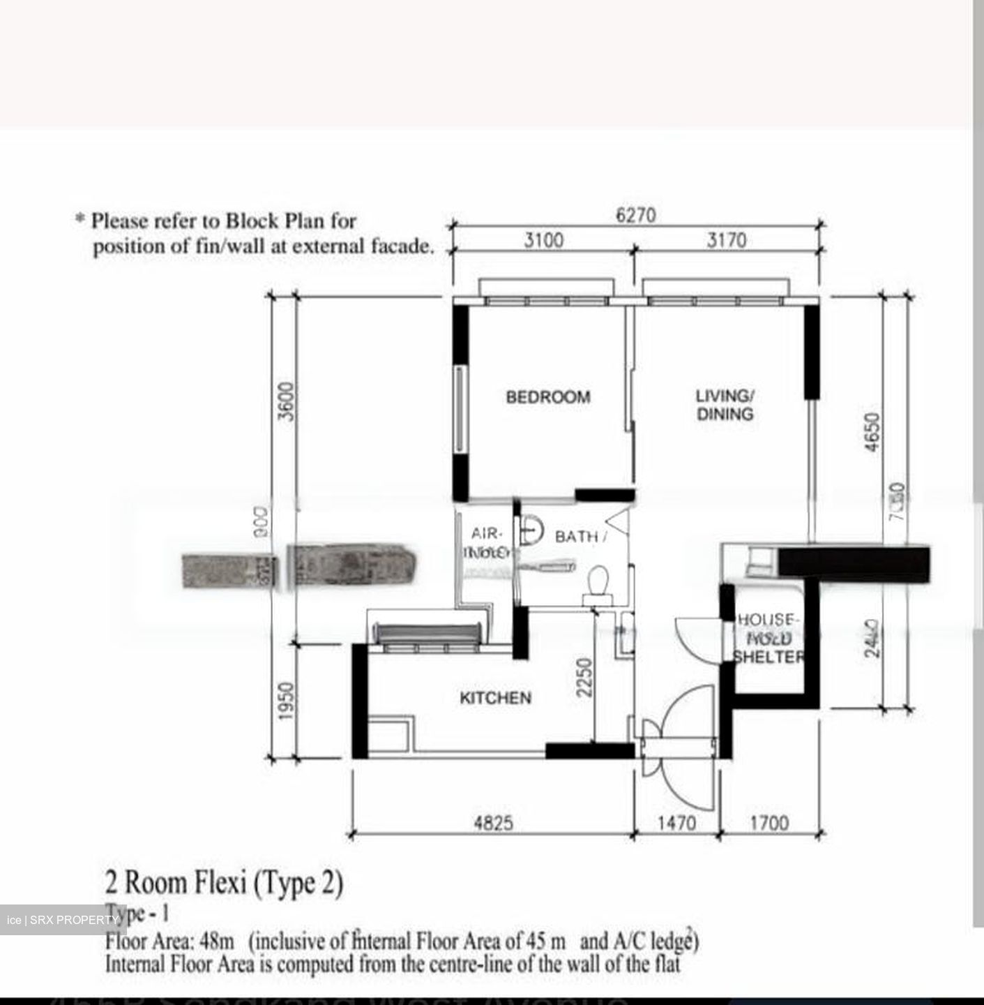 Blk 455B Fernvale Woods (Sengkang), HDB 2 Rooms #507453521